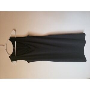 Dex Sleeveless Black Midi Dress